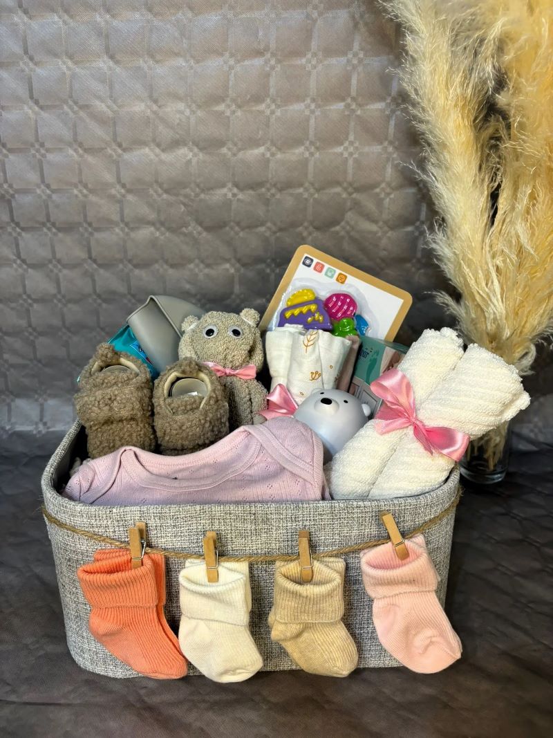Baby Girl Gift Basket β Softness & Practicality πΆπ